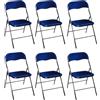 HOUSE COLLECTION SEDIA PIEGHEVOLE (6 BLU)