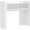 vidaXL Tavolino Consolle Bianco 100x35x90 cm in Legno Multistrato, tavolino da divano, tavolino da corridoio, tavolino consolle da soggiorno