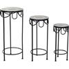 DKD Home Decor Set di 3 tavoli, standard