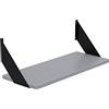 AKKE Mensola da Muro Design Bagno Cucina Grafite chiara 60cm x 20cm