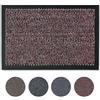 Carpido Zerbino Rosso screziato 60 x 80 cm per interni - Classico tappeto da ingresso ad asciugatura rapida - Tappeto antiscivolo - Zerbino resistente