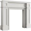 WEIDPHL Semplice Cornice Per Camino, Cornice Decorativa Per Mobiletto in Legno, Tavolo Consolle Tradizionale, Tavolo D'ingresso Rettangolare,Bianca,large