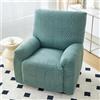Hearda Copripoltrona Relax Reclinabile Jacquard Moda, Stampe Fodere Poltrona Relax Elasticizzato Copripoltrona 1 Posto con Tasca Copripoltrona Reclinabile Fodere per Poltrone (Verde)
