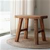 RYZQWE Farm Indoor Legno Massello Soggiorno Panca da Pranzo, Panca stretta con bordo naturale, panca per la parte anteriore del letto, Cucina in legno asiatico Panca d'ingresso con design senza braccioli e