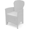 ipae progarden Ipae-Progarden Poltrona Folia C/C Bianco