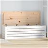 AJJHUUKI Armadietti & Scatola portaoggetti Bianco 109x36.5x33 cm Legno massello di pino