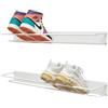 FRAMADO Entrata - Scaffale Portascarpe da Parete set da 2 - Organizer Sospeso, Contenitore per Scarpe per Ingresso o Cabina Armadio - Lunghezza 78 cm - Design Salvaspazio - In Metallo - Bianco