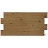 Raw Wood - Testiera letto King Size in legno massello 180x80 cm Stile Nordico Fatto a mano in Spagna - Higashi Dark