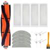 Homeponnew Kit ricambi robot aspirapolvere per Redroad G10 e Alpha 3 VXVC25 con 4 filtri, spazzola principale, spazzole laterali e panni mocio