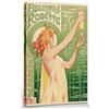 1art1 pubblicità Storiche Poster Stampa Artistica su Tela Fata Verde, Absinthe Robette, Henri Privat Livemont, 1896 Quadro da Parete sulla Barella | Murale XXL | Immagine 120x80 cm