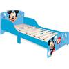 ARDITEX - Letto infantile in legno Disney Mickey Mouse - 77x143x60cm - Colore blu - Adatto a materassi standard 70x140cm - Montaggio facile