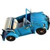 RORPOIR Decorazione Vintage Ferro Antico per Scrivania Soprammobile Blu per Salotto e Camera da Letto Artigianato Creativo Ferro per Casa e Ufficio