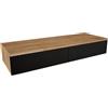 Planetmöbel Amyra - Consolle da parete sottile con 2 cassetti, 100 x 16 x 35 cm