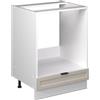 Vicco Mobile per forno da incasso Fame-Line, GrigioBeige, 60 cm senza piano di lavoro, per la combinazione con altri moduli della serie Fame-Line
