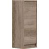 Miroytengo Colonna da bagno sospesa Nordik Color con maniglia e design moderno. Armadio ausiliario piccolo 30x26x74 cm