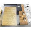 BIANCHERIAWEB Tappeto Passatoia Cucina Corsia Retro Antiscivolo Disegno Tamigi Colore Oro By Suardi 55x280 Oro