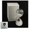 DLM Bomboniere DLM-29584-rosso (Kit 6 Pezzi) Clessidra in Vetro con Farfalla in Cristallo Tema Tempo per Matrimonio Comunione Cresima_Rosso bomboniera