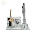 DLM Bomboniere DLM33187 (Kit 6 Pezzi) Profumatore PortaPenne in Cristallo Sposi Sposini Innamorati FEDI Anniversario Nozze Albero della Vita Matrimonio Penna Diffusore Profumo bomboniera