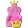 nana shop Poltrona pieghevole per bambini 2-in-1 lettino e sedia con ricamo personalizzabile (Rosa)