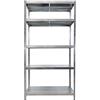 Bonussi Scaffale in Metallo 5 Ripiani 120x60x195 cm Maciste Zincato