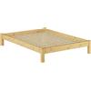Erst-Holz Solido matrimoniale futon in pino per materasso140x200 con doghe rigide 60.35-14