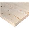 Generico Tavola In Legno Lamellare Monostrato Abete mm 18 x 300 x 2450 mensola ripiano