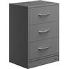 Casaria® Comodino 3 Cassetti Mobiletto Capiente 54x39x28 cm Tavolino Camera da letto Portaoggetti