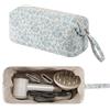 Starnearby Borsa da Viaggio Compatibile con Dyson Airwrap e Shark Flexstyle, Custodia per Asciugacapelli Dyson e Accessori, Trousse da Viaggio Organizer per Strumenti per Capelli (Fiori Blu)