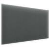 murando - Testiera Letto Singolo Imbottita - Rettangolo - Velluto Qualità - Antimacchia - 40x50 cm 1 Pezzo - Pannelli Decorativi per Pareti - Pannello Imbottito per Camera da Letto - Minimal - Grafite