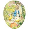 Nestler Uovo di Pasqua XXL da riempire - Uova fatte a mano in cartone - Motivo Beatrix Potter - Amorevole regalo di Pasqua