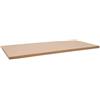 Decor Space Mensola da muro sospesa in legno con bordo squadrato (Acero, 100 x 40 x 1.8 cm)