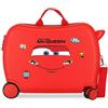 Disney Joumma Cars Mcqueen Rosso Valigia per Bambini Rosso 50x38x20 cm Rigido 2.05 kgs Lucchetto a Combinazione Laterale ABS 2.05 kgs 34L Bagaglio a Mano