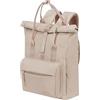 American Tourister Urban Groove UG16 Mono - Zaino Donna, Idrorepellente, Zaino Casual per Uso Quotidiano con Tasca Posteriore Nascosta, 17 L, Beige