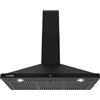 COSMO COS-63190S-BK 36. Vista Collection 380 CFM Cappa aspirante a parete controlli touch luci LED nero opaco