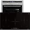 KKT KOLBE Cucina: 60cm Forno da incasso EB8013ED + 90cm Piano Cottura Induzione IH89005FZ | Rosticceria | Sensore di temperatura del nucleo | Griglia | Aria calda | Cassetti telescopici | SET8013IH890FZ