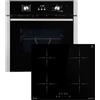 KKT KOLBE Cucina: 60cm Forno da incasso BO8805SS + 59cm Piano Cottura Induzione IH85900RL | Griglia | Aria calda | Timer automatico | 2 volte Vetri per l'isolamento termico | Blocco bambini | SET8805IH859RL