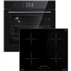KKT KOLBE Set cottura autosufficiente, 60 cm, forno da incasso EB8017TFT, display TFT, chiusura morbida, piano cottura a induzione IH85900RL, catalisi, funzione pizza, griglia con aria calda |