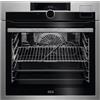 AEG BSE999330M Forno Multifunzione con Connettività, Pulizia Pirolitica, 20 funzioni + Vapore, Camera integrata, 260 ricette, Cottura a vuoto e a 3 livelli, Sonda Termica, TFT Touch, Inox, A++