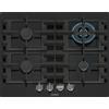 SIEMENS EN6B6HK40 - Piano cottura 4 Fuochi gas, 60x52 cm, colore Nero