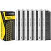 KF3TEC® Filtro ai carboni attivi (7 filtri) per Bora Pure PUAKF, per il vostro piano cottura PURU o PUXU - Confezione da 7 pezzi