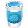 WolFum Mini Lavatrice Portatile, Lavatrice compatta Piccola con Controllo Timer Singolo Traslucido