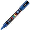 UNI MITSUBISHI Marcatore Uni Posca PC5MBR punta brush 1.0 - 4.0mm blu Uni Mitsubishi
