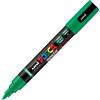 UNI MITSUBISHI Marcatore Uni Posca PC5MBR punta brush 1.0 - 4.0mm verde Uni Mitsubishi