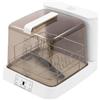 SAUADY Lavastoviglie Portatile Lavastoviglie Automatico con Serbatoio Mini Lavastoviglie per Appartamenti Dormitori e Camper Bianco Marrone