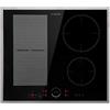 Klarstein Piastra Induzione 4 Fuochi, Piano Cottura Induzione 7000W, Piano Cottura Induzione a 4 Fuochi Integrata con Controllo Touch, Fornello a Induzione, Piastra ad Induzione Professionale 4 Zone