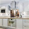 Cube Print and Display New York Oil - Vetro da cucina stampato Splashback (700 W x 750h)