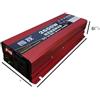 MEIVIYA Inverter a onda sinusoidale DC12V 24V 48V 70V a CA 220 1600W 3500W Trasformatore Convertitore di potenza Inverter solare con display a LED(2600W,72V)