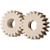 WYTRVC 2 pezzi/set ingranaggi cilindrici di precisione in plastica for parti di pompe di estrusione for macchine for gelato, compatibili con Oceanpower