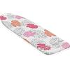 Leifheit Cotton Comfort S/M Copriasse da stiro, Copertura asse da stiro per superfici da stiro fino a max. 125 x 40 cm, copri asse da stiro con imbottitura, cordoncino e velcro