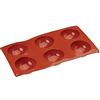 Paderno Flexipad Semisfera per Sfere di Cioccolata, Torte, 6 Impronte in Silicone Antiaderente, Dolce Stampo Diametro 7cm , Altezza 3.5 cm
